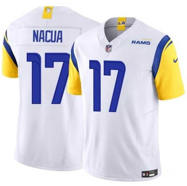 Men & Women & Youth Los Angeles Rams #17 Puka Nacua White 2023 F.U.S.E. Vapor Untouchable Jersey->pittsburgh steelers->NFL Jersey
